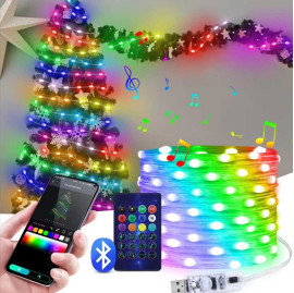 Світломузична Dreamcolor LED гірлянда USB  10m